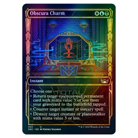 Magic The Gathering - Streets of New Capenna - Obscura Charm - 323/281 (Foil)