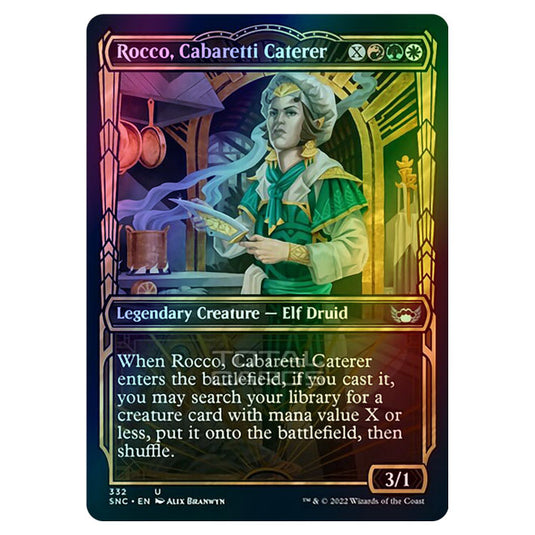 Magic The Gathering - Streets of New Capenna - Rocco, Cabaretti Caterer - 332/281 (Foil)