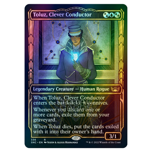 Magic The Gathering - Streets of New Capenna - Toluz, Clever Conductor - 336/281 (Foil)