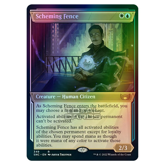 Magic The Gathering - Streets of New Capenna - Scheming Fence - 349/281 (Foil)