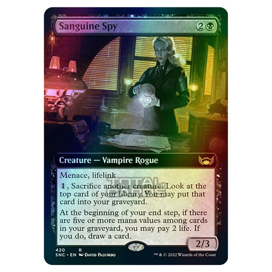 Magic The Gathering - Streets of New Capenna - Sanguine Spy - 420/281 (Foil)