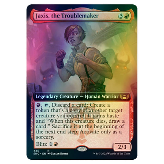 Magic The Gathering - Streets of New Capenna - Jaxis, the Troublemaker - 425/281 (Foil)