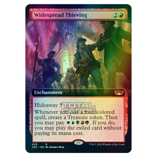 Magic The Gathering - Streets of New Capenna - Widespread Thieving - 428/281 (Foil)