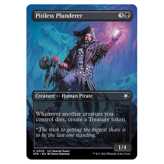 Pitiless Plunderer 0005 card from the Magic The Gathering set The Lost Caverns of Ixalan - Special Guests