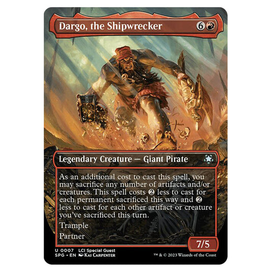 Dargo, the Shipwrecker 0007 card from the Magic The Gathering set The Lost Caverns of Ixalan - Special Guests