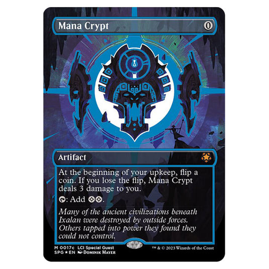 Mana Crypt 0017b card from the Magic The Gathering set The Lost Caverns of Ixalan - Special Guests