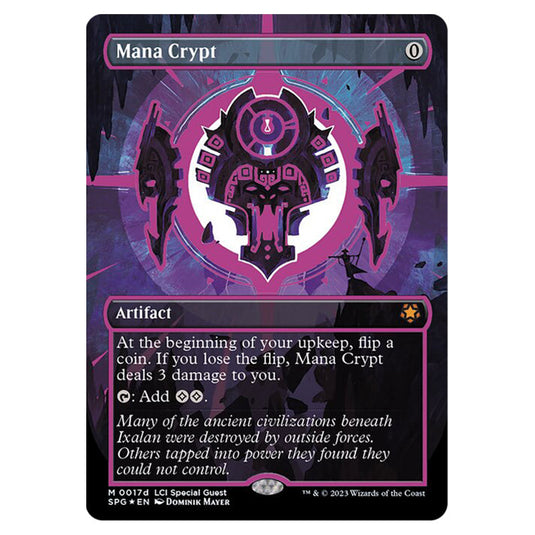 Mana Crypt 0017c card from the Magic The Gathering set The Lost Caverns of Ixalan - Special Guests