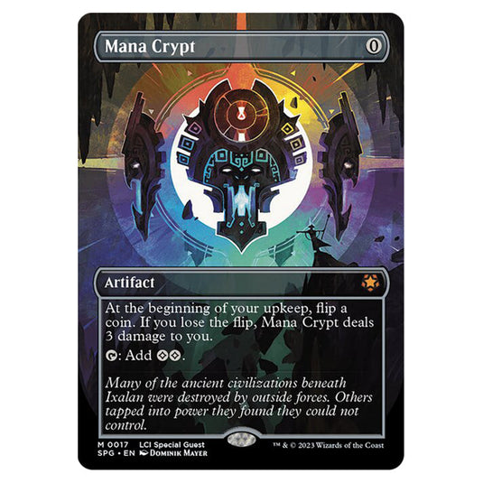 Mana Crypt 0017f card from the Magic The Gathering set The Lost Caverns of Ixalan - Special Guests