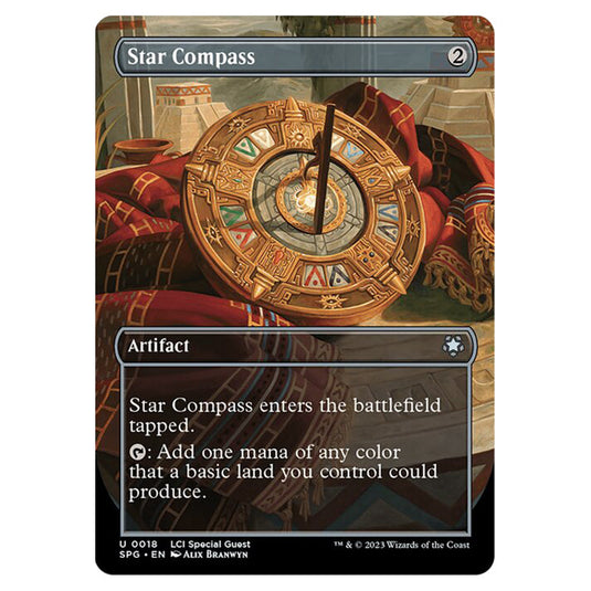 Star Compass 0018 card from the Magic The Gathering set The Lost Caverns of Ixalan - Special Guests