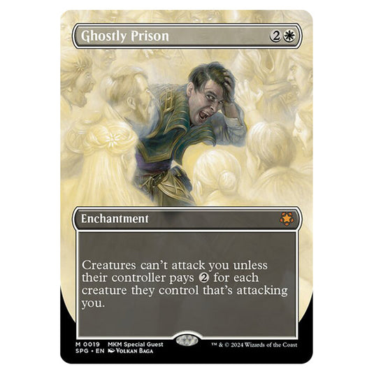 Ghostly Prison 0019 card from the Magic The Gathering set Murders at Karlov Manor - Special Guests