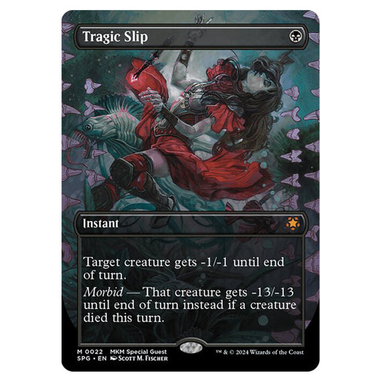 Tragic Slip 0022 card from the Magic The Gathering set Murders at Karlov Manor - Special Guests