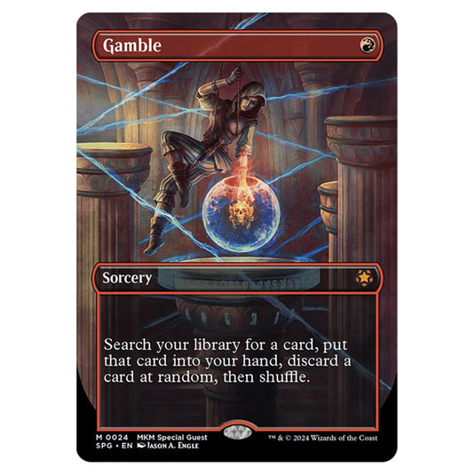 Gamble 0024 card from the Magic The Gathering set Murders at Karlov Manor - Special Guests