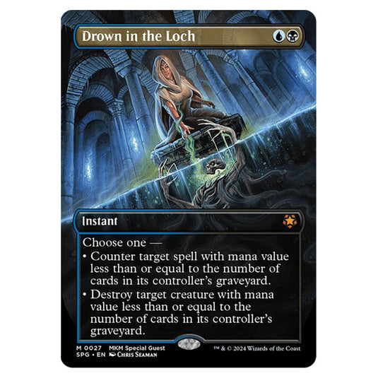 Drown in the Loch 0027 card from the Magic The Gathering set Murders at Karlov Manor - Special Guests