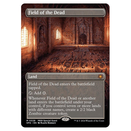 Field of the Dead 0028 card from the Magic The Gathering set Murders at Karlov Manor - Special Guests