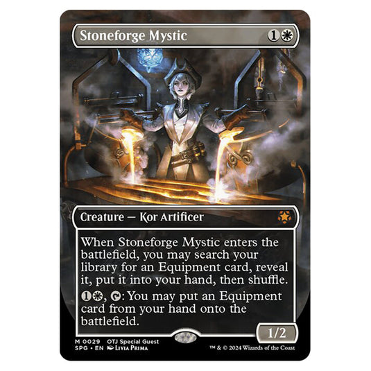 Stoneforge Mystic 0029 card from the Magic The Gathering set Outlaws of Thunder Junction - Special Guests