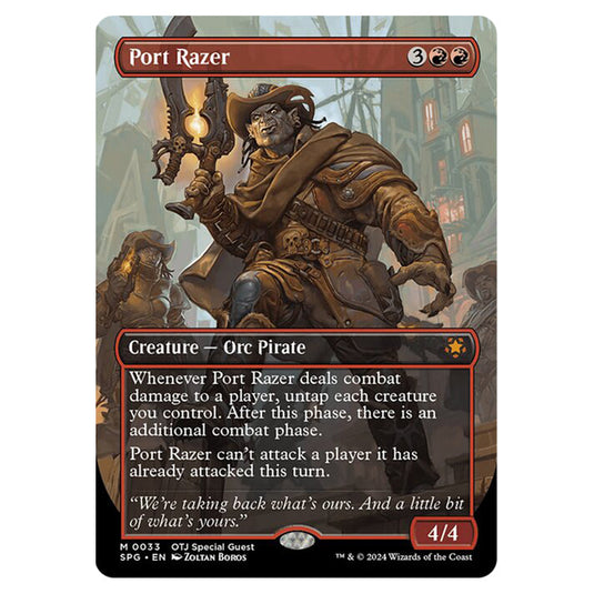 Port Razer 0033 card from the Magic The Gathering set Outlaws of Thunder Junction - Special Guests