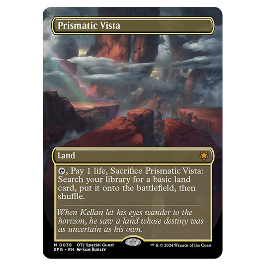 Prismatic Vista 0038 card from the Magic The Gathering set Outlaws of Thunder Junction - Special Guests