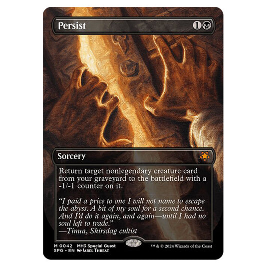 Persist 0042 card from the Magic The Gathering set Modern Horizons 3 - Special Guests