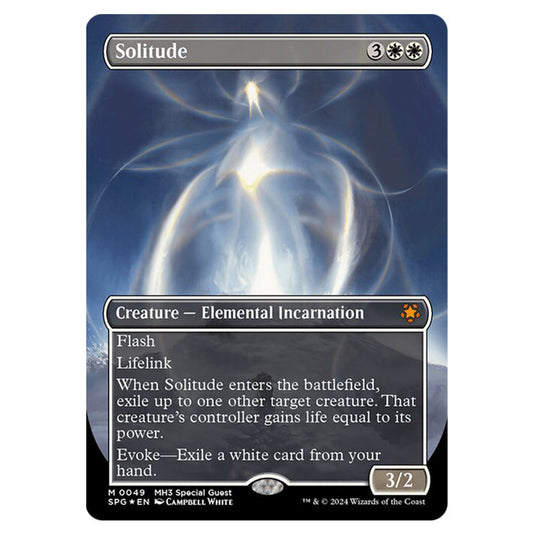 Solitude 0049 card from the Magic The Gathering set Modern Horizons 3 - Special Guests