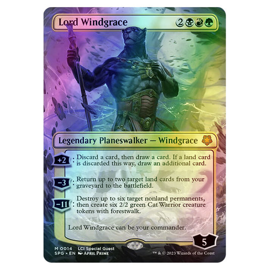 Lord Windgrace 0014 card from the Magic The Gathering set The Lost Caverns of Ixalan - Special Guests