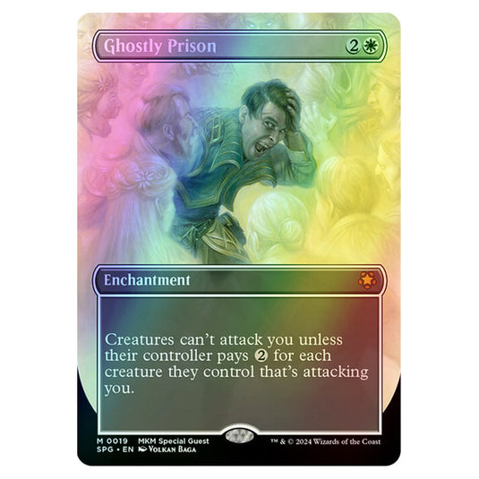 Ghostly Prison 0019 card from the Magic The Gathering set Murders at Karlov Manor - Special Guests