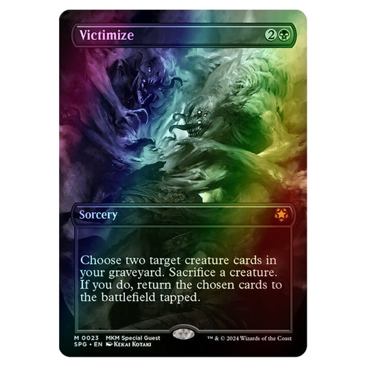 Victimize 0023 card from the Magic The Gathering set Murders at Karlov Manor - Special Guests