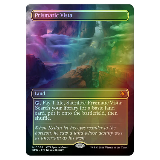 Prismatic Vista 0038 card from the Magic The Gathering set Outlaws of Thunder Junction - Special Guests