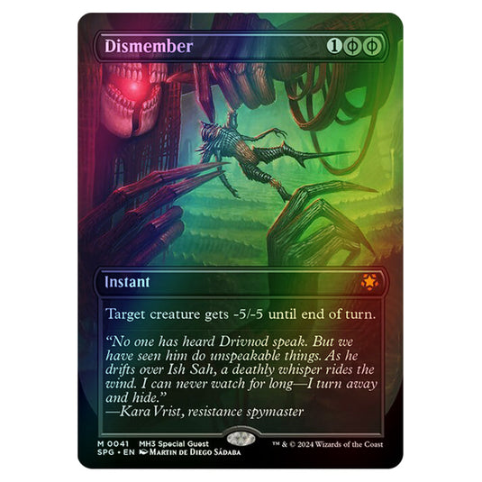 Dismember 0041 card from the Magic The Gathering set Modern Horizons 3 - Special Guests