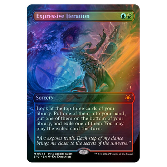 Expressive Iteration 0043 card from the Magic The Gathering set Modern Horizons 3 - Special Guests