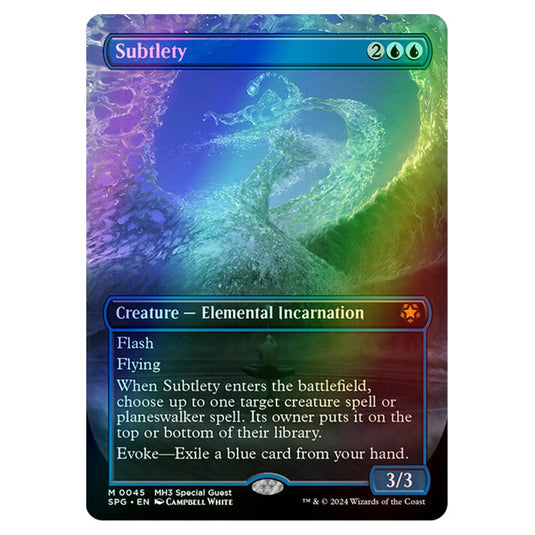 Subtlety 0045 card from the Magic The Gathering set Modern Horizons 3 - Special Guests