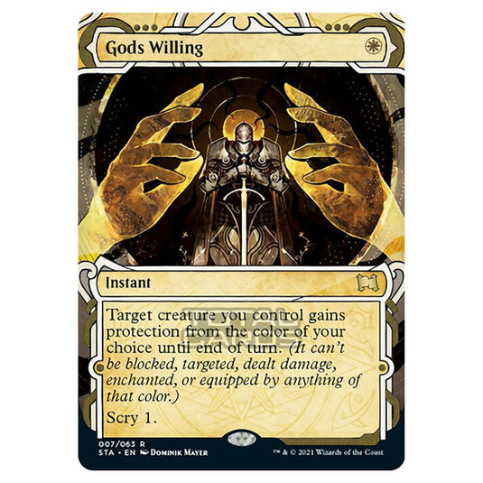 Magic The Gathering - Strixhaven - Mystical Archive - Gods Willing (Etched Foil) - 7e