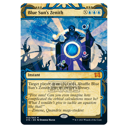 Magic The Gathering - Strixhaven - Mystical Archive - Blue Sun's Zenith (Etched Foil) - 12e