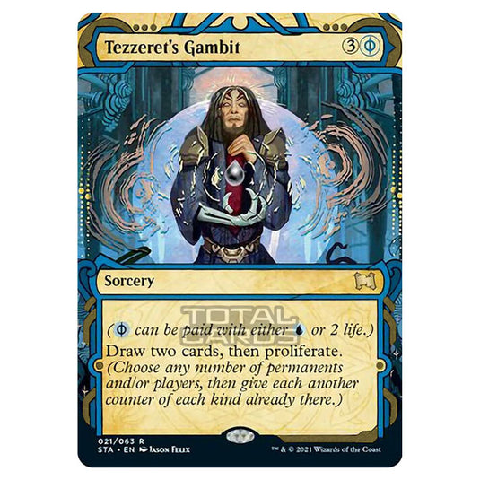 Magic The Gathering - Strixhaven - Mystical Archive - Tezzeret's Gambit (Etched Foil) - 21e