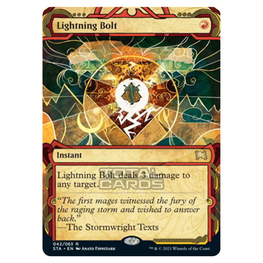 Magic The Gathering - Strixhaven - Mystical Archive - Lightning Bolt (Etched Foil) - 42e