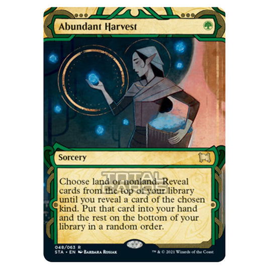 Magic The Gathering - Strixhaven - Mystical Archive - Abundant Harvest (Etched Foil) - 48e