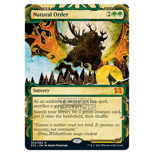 Magic The Gathering - Strixhaven - Mystical Archive - Natural Order (Etched Foil) - 54e