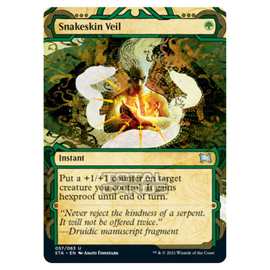 Magic The Gathering - Strixhaven - Mystical Archive - Snakeskin Veil (Etched Foil) - 57e