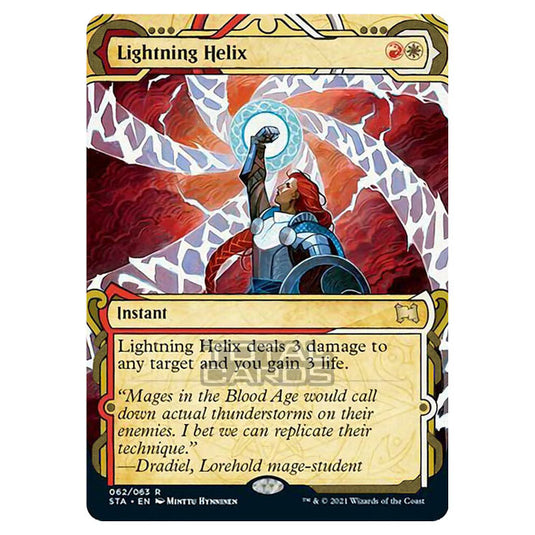 Magic The Gathering - Strixhaven - Mystical Archive - Lightning Helix (Etched Foil) - 62e