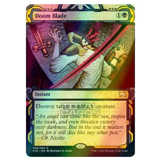 Magic The Gathering - Strixhaven - Mystical Archive - Doom Blade - 28 (Foil)