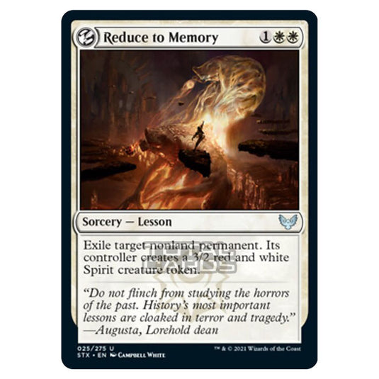 Magic The Gathering - Strixhaven - Reduce to Memory - 25/275