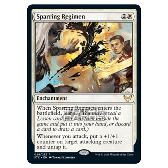 Magic The Gathering - Strixhaven - Sparring Regimen - 29/275