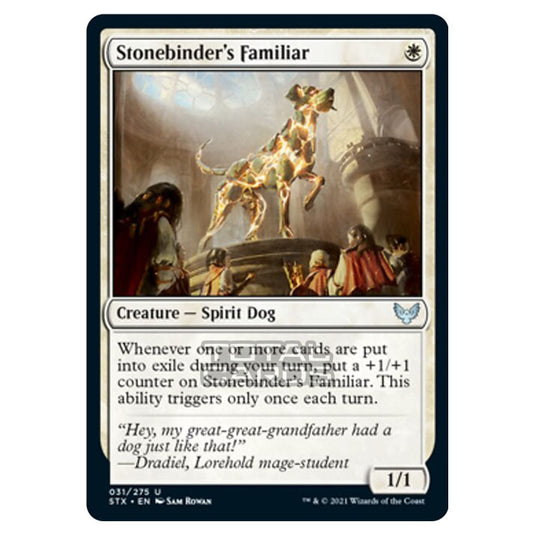 Magic The Gathering - Strixhaven - Stonebinder's Familiar - 31/275