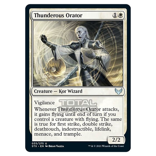 Magic The Gathering - Strixhaven - Thunderous Orator - 35/275