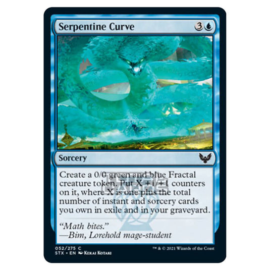 Magic The Gathering - Strixhaven - Serpentine Curve - 52/275