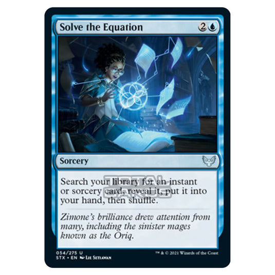 Magic The Gathering - Strixhaven - Solve the Equation - 54/275