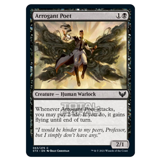 Magic The Gathering - Strixhaven - Arrogant Poet - 63/275