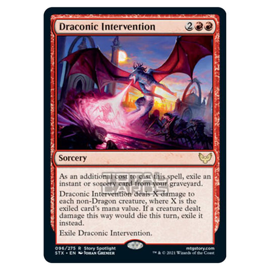 Magic The Gathering - Strixhaven - Draconic Intervention - 96/275