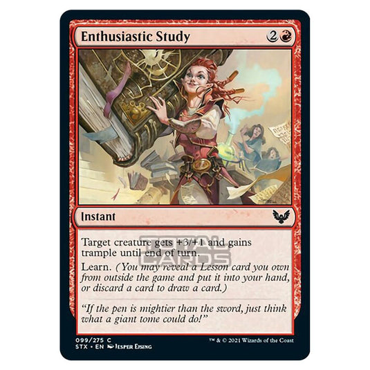 Magic The Gathering - Strixhaven - Enthusiastic Study - 99/275