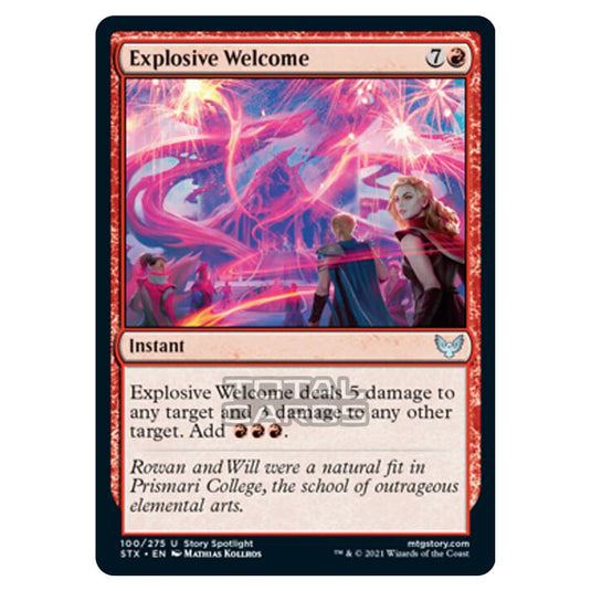 Magic The Gathering - Strixhaven - Explosive Welcome - 100/275