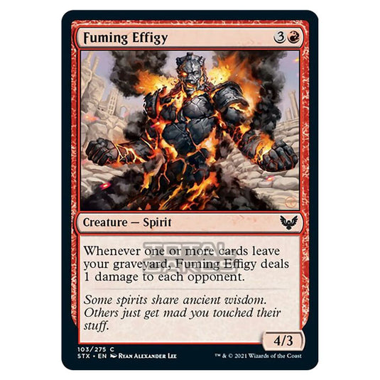 Magic The Gathering - Strixhaven - Fuming Effigy - 103/275